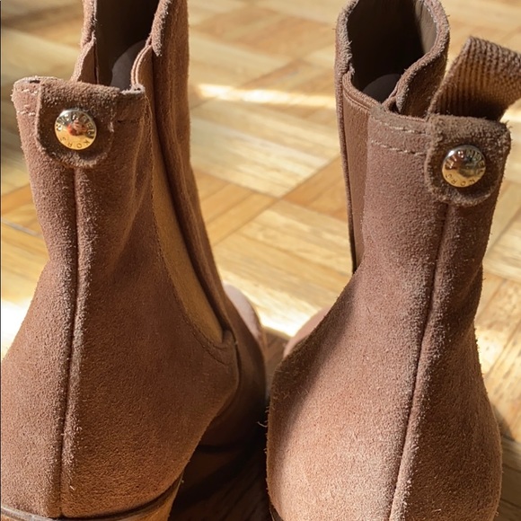 Michael Michael Kors Thea Wedge Bootie Suede sz 10 - Picture 3 of 6